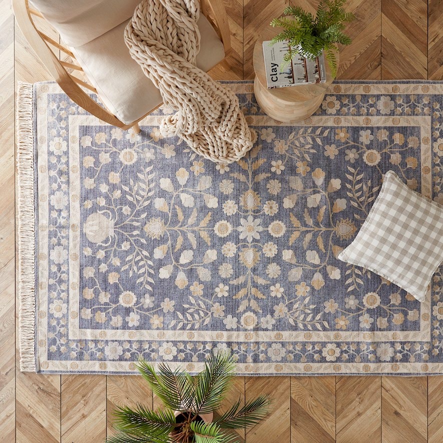 Cardiff Midnight Floral Rug