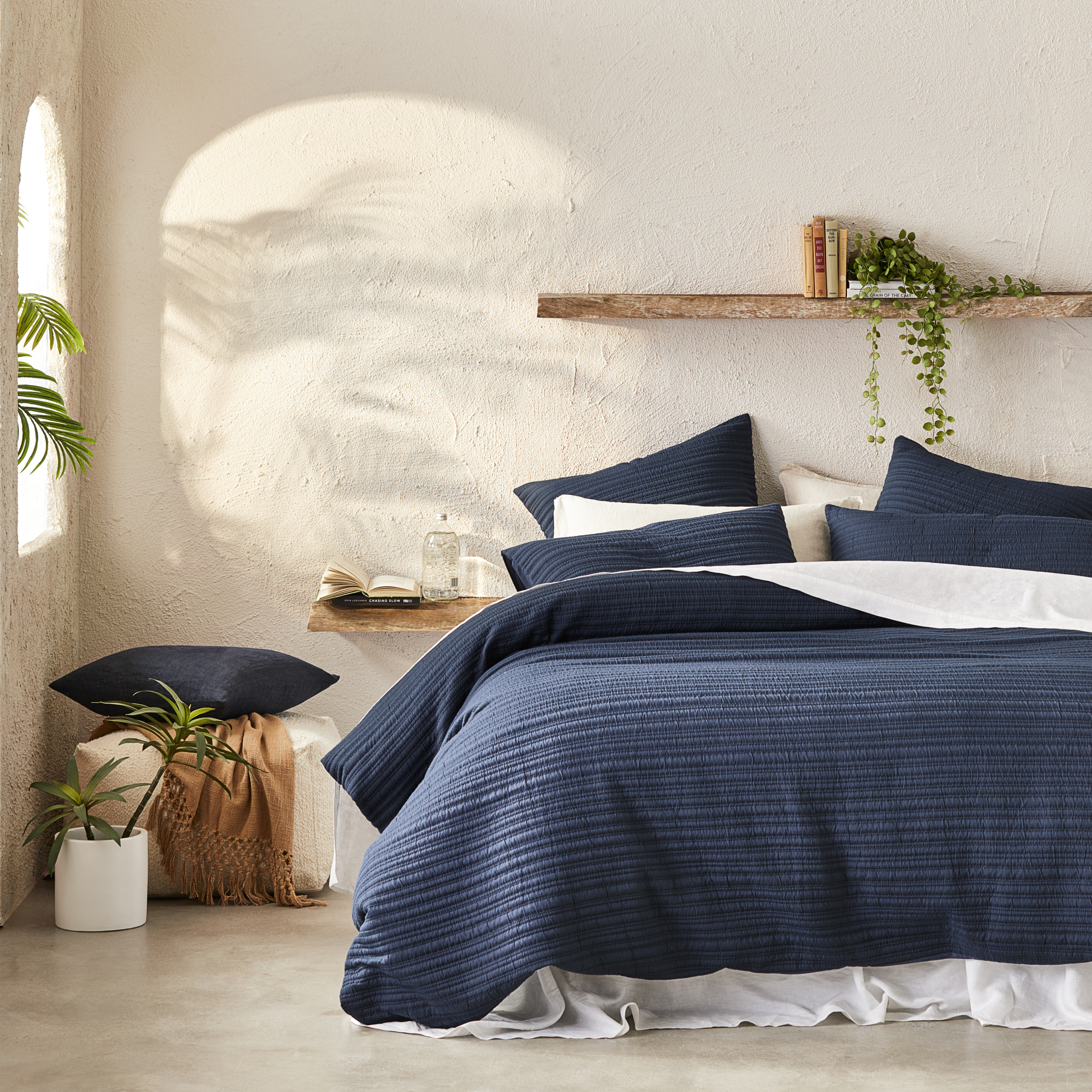 Hayman Midnight Quilted Quilt Cover Separates
