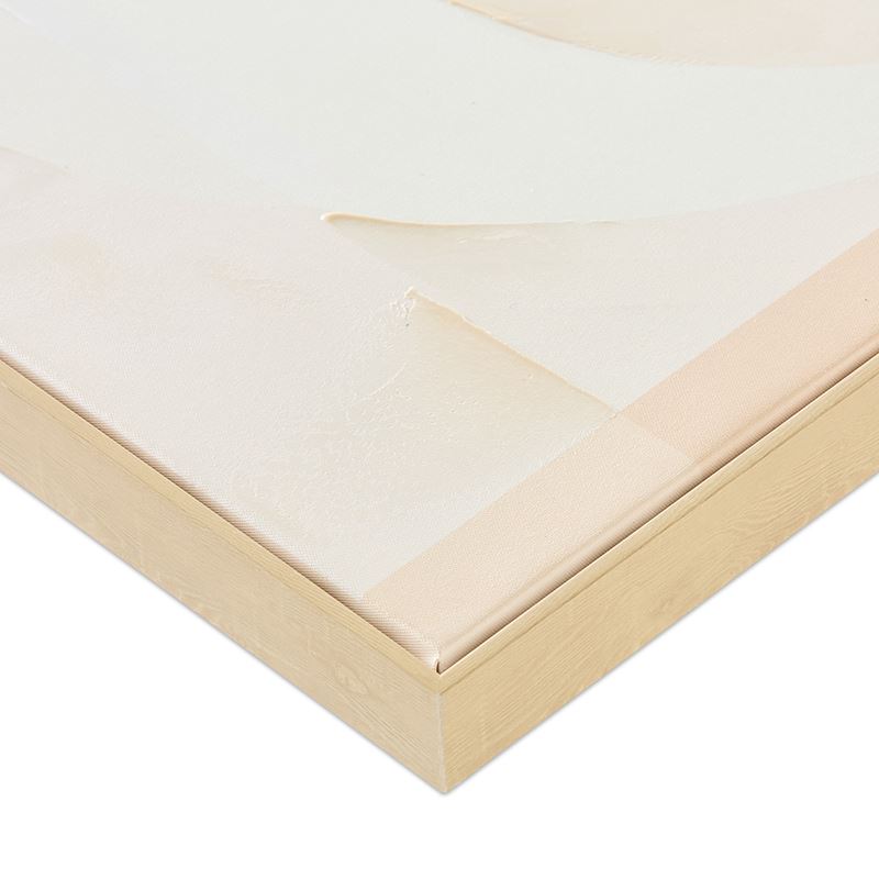 Modernist Natural Geo Canvas