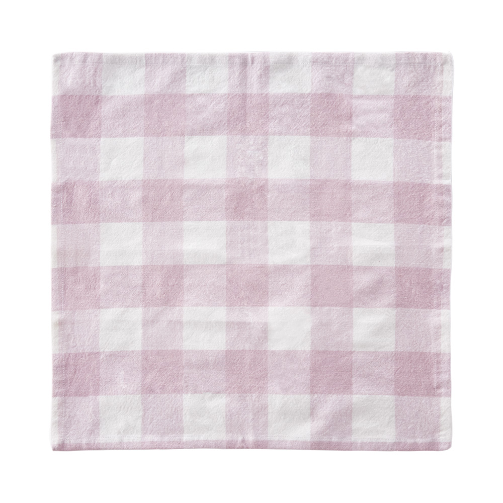 Sadie Lilac Gingham Napkins Pack of 2