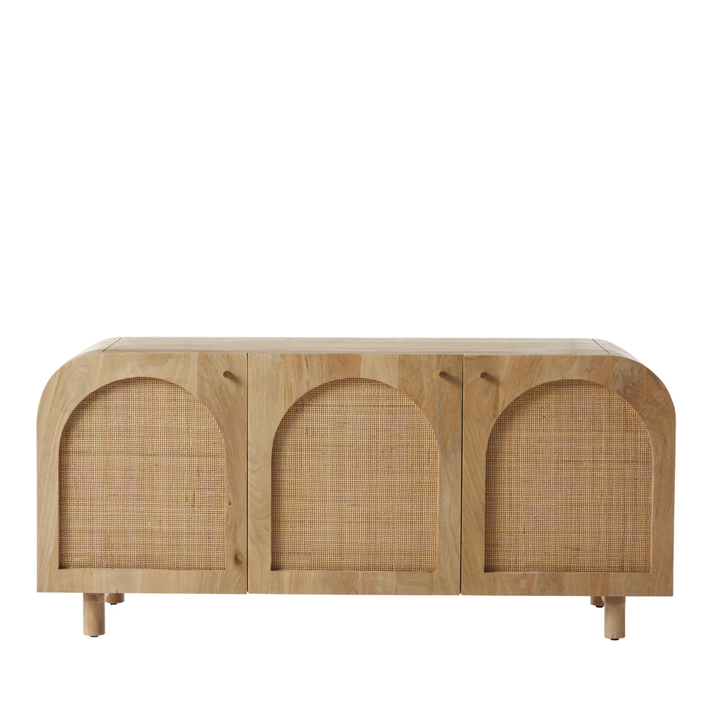 Bodhi Natural 3 Door Sideboard