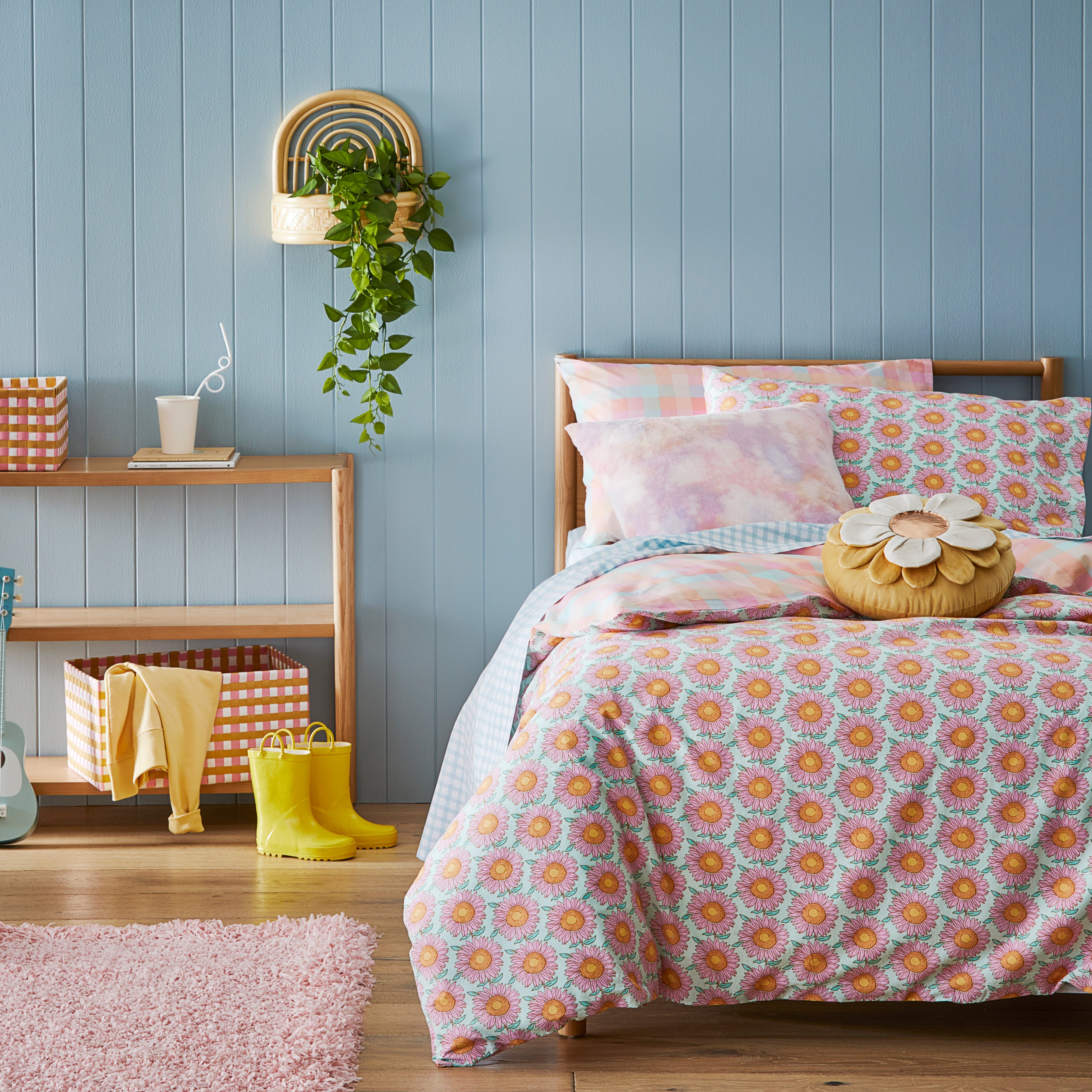 Sunflower Multi Stonewashed Quilt Cover