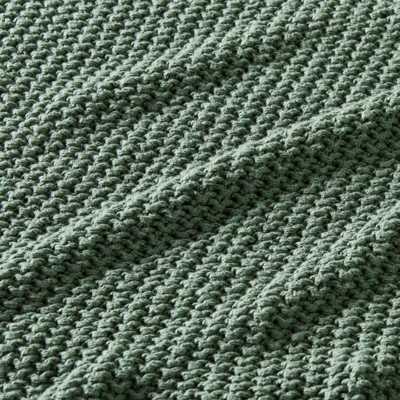 Hallstatt Basil Chunky Knit Throw