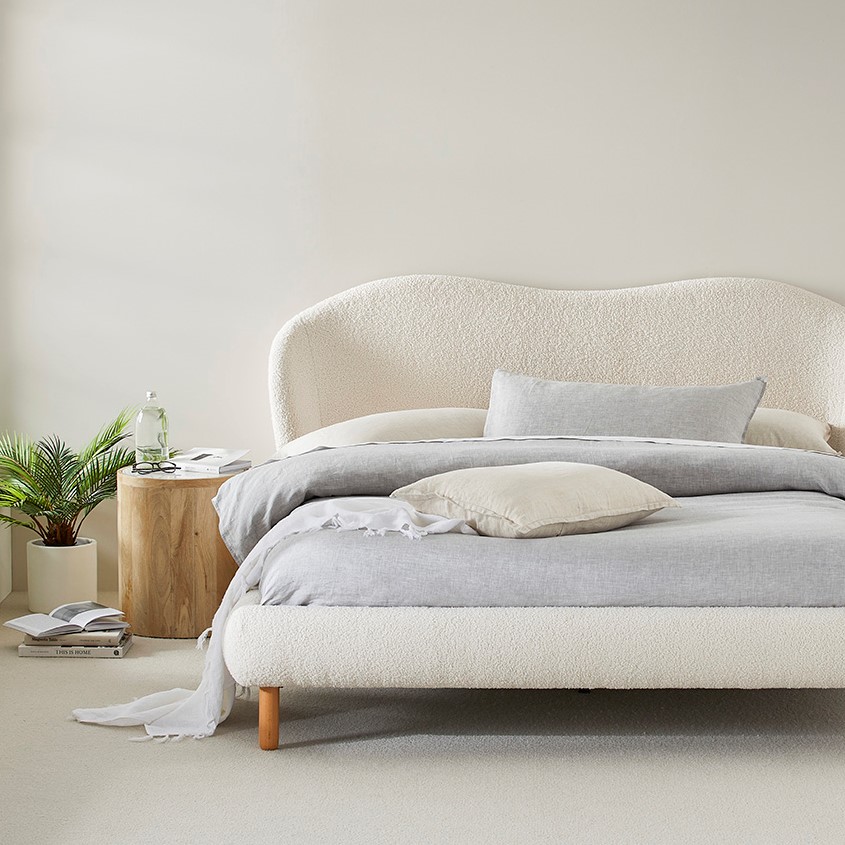 Juliette Vanilla Teddy Full Bed