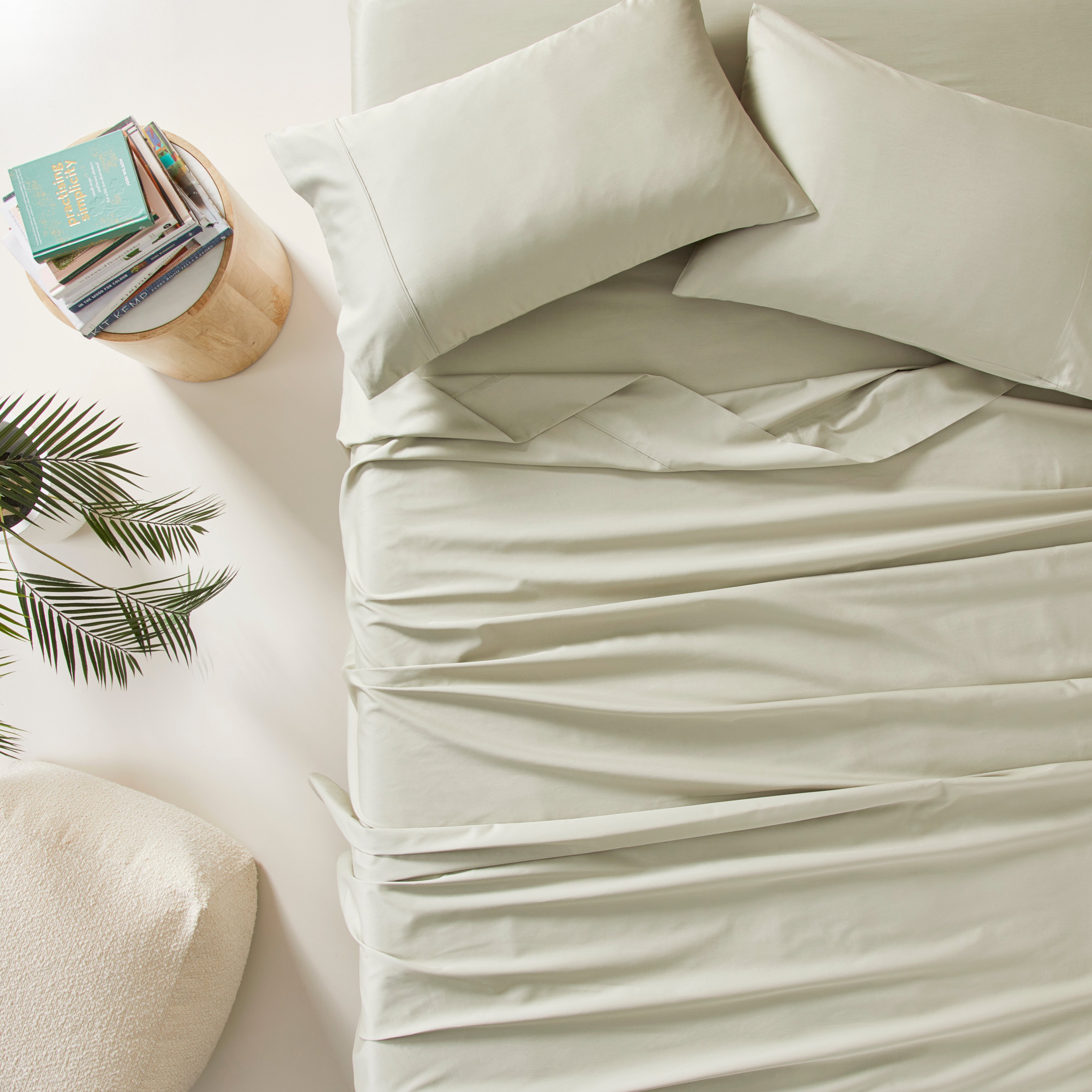 Worlds Softest Cotton Tea Green Sheet Set