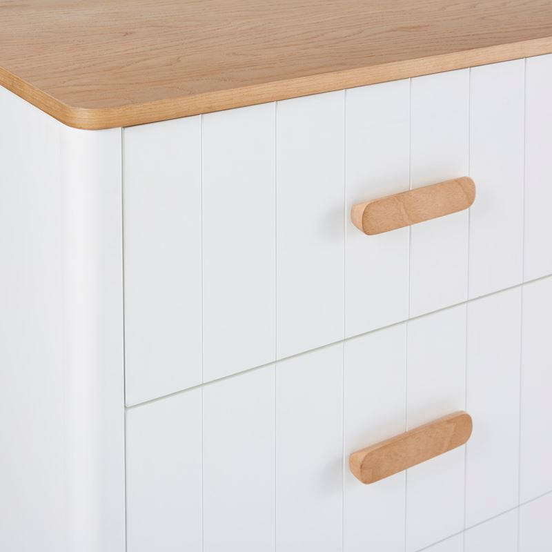 Harley White 6 Drawer Chest