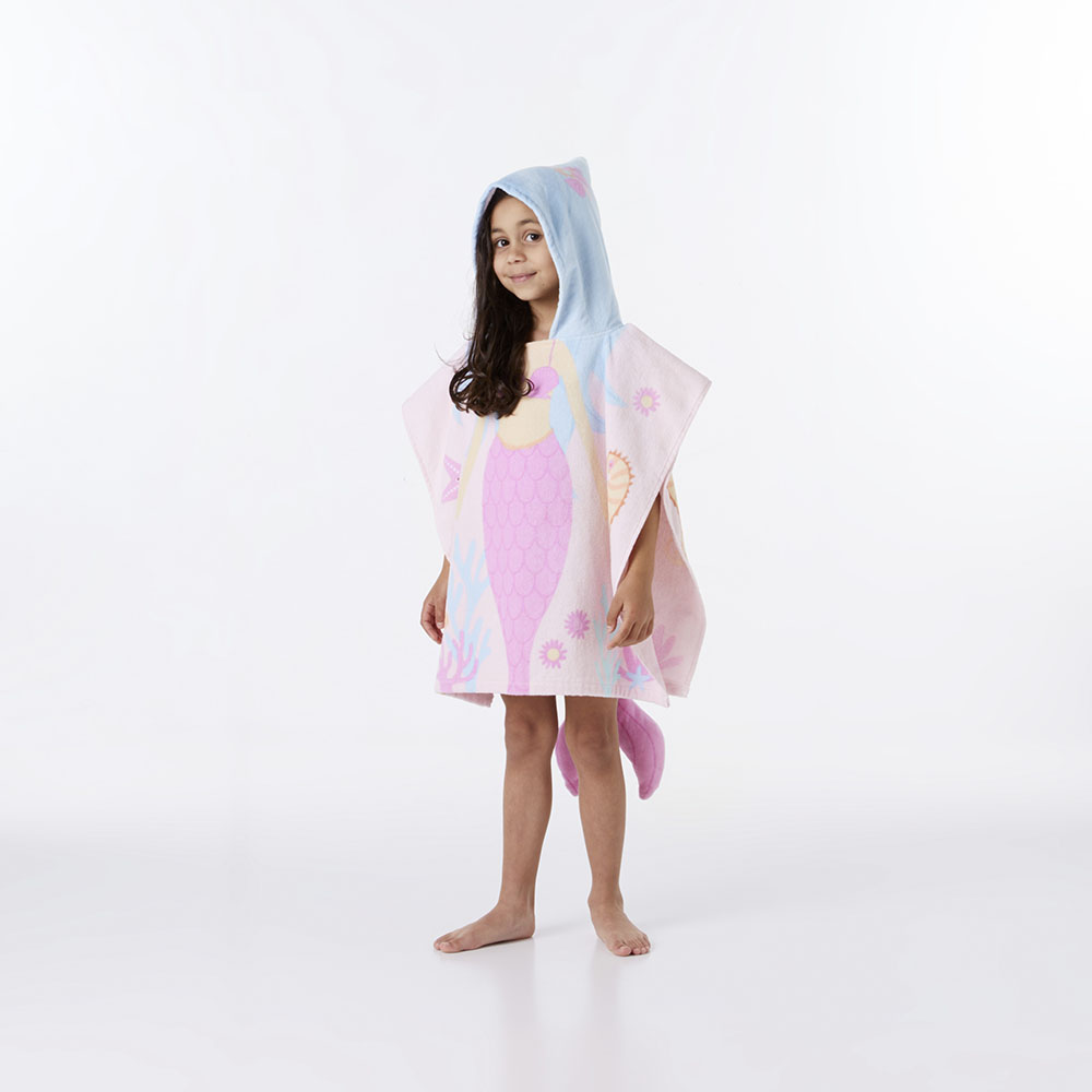 Mia Mermaid Hooded Beach Towel