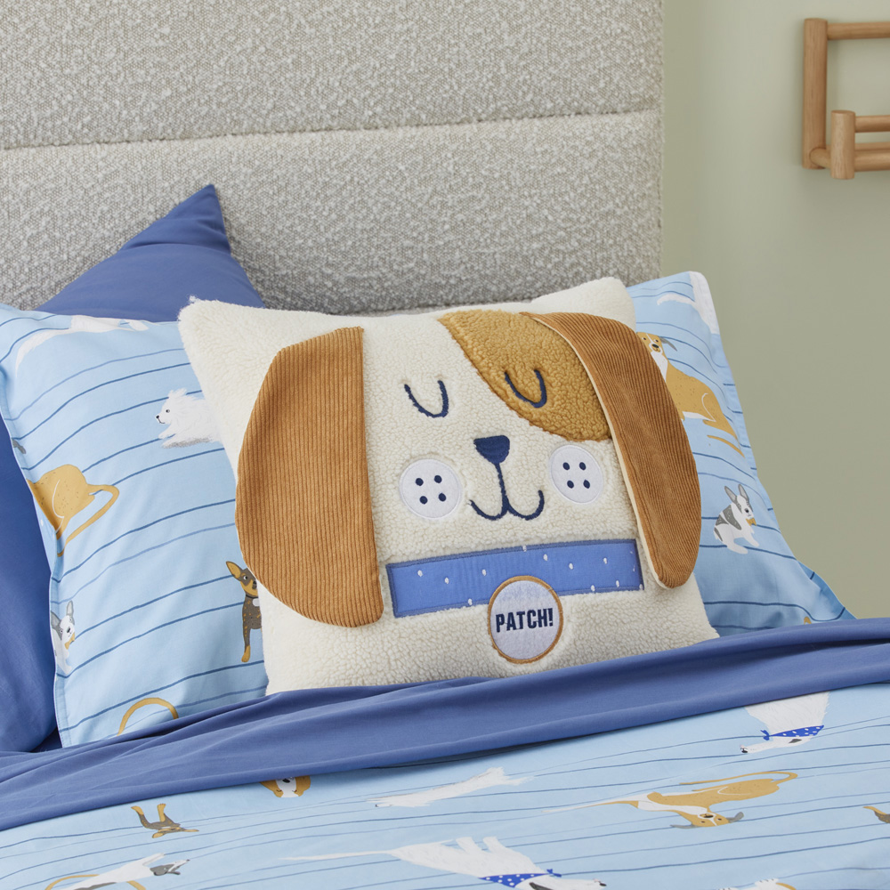 Patch the Puppy Classic Cushion
