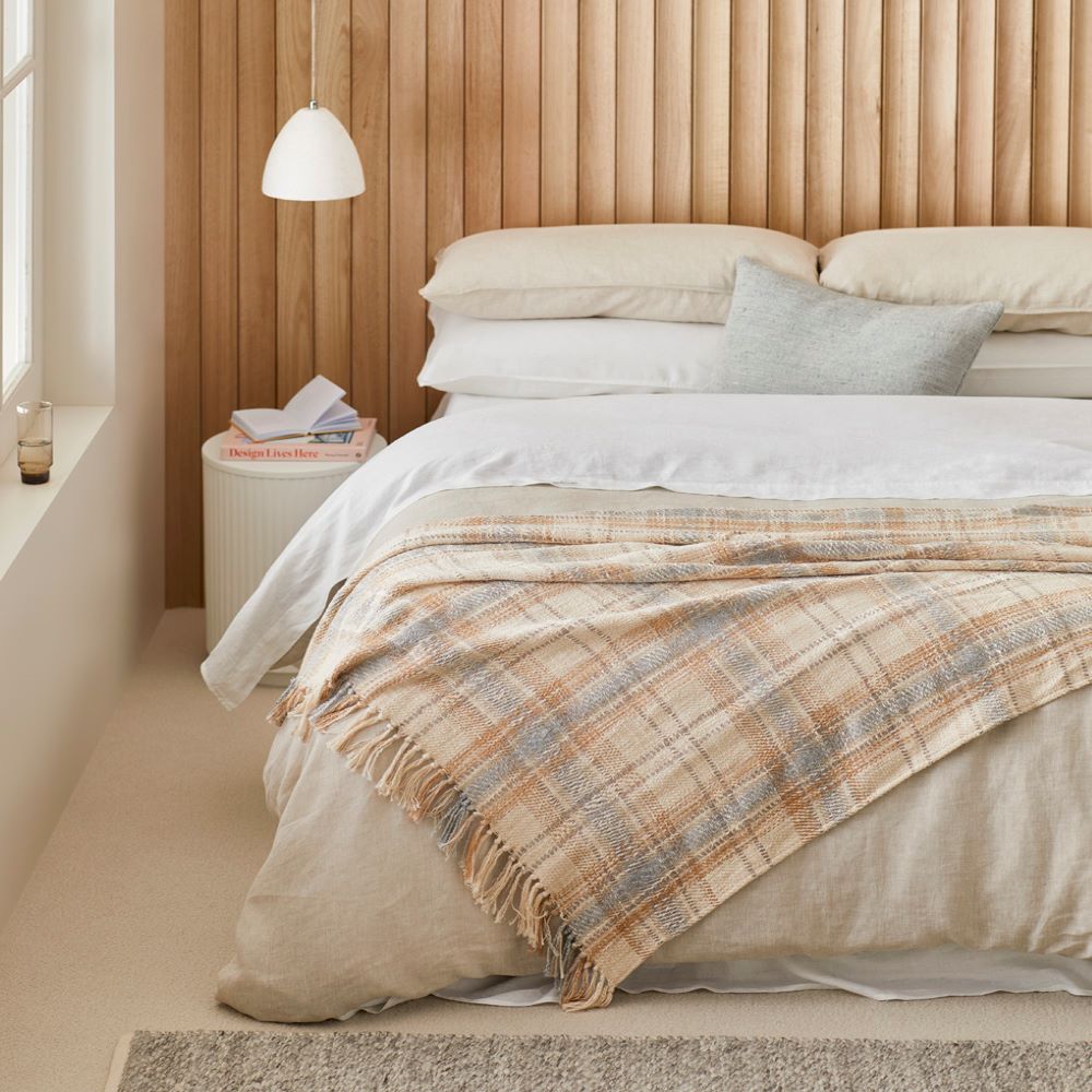 Lakewood Naturals Check Throw