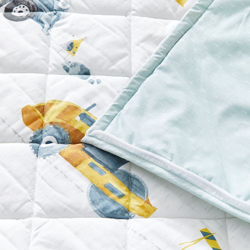 Under Construction Blue Co-ordinating Sleeping Bag