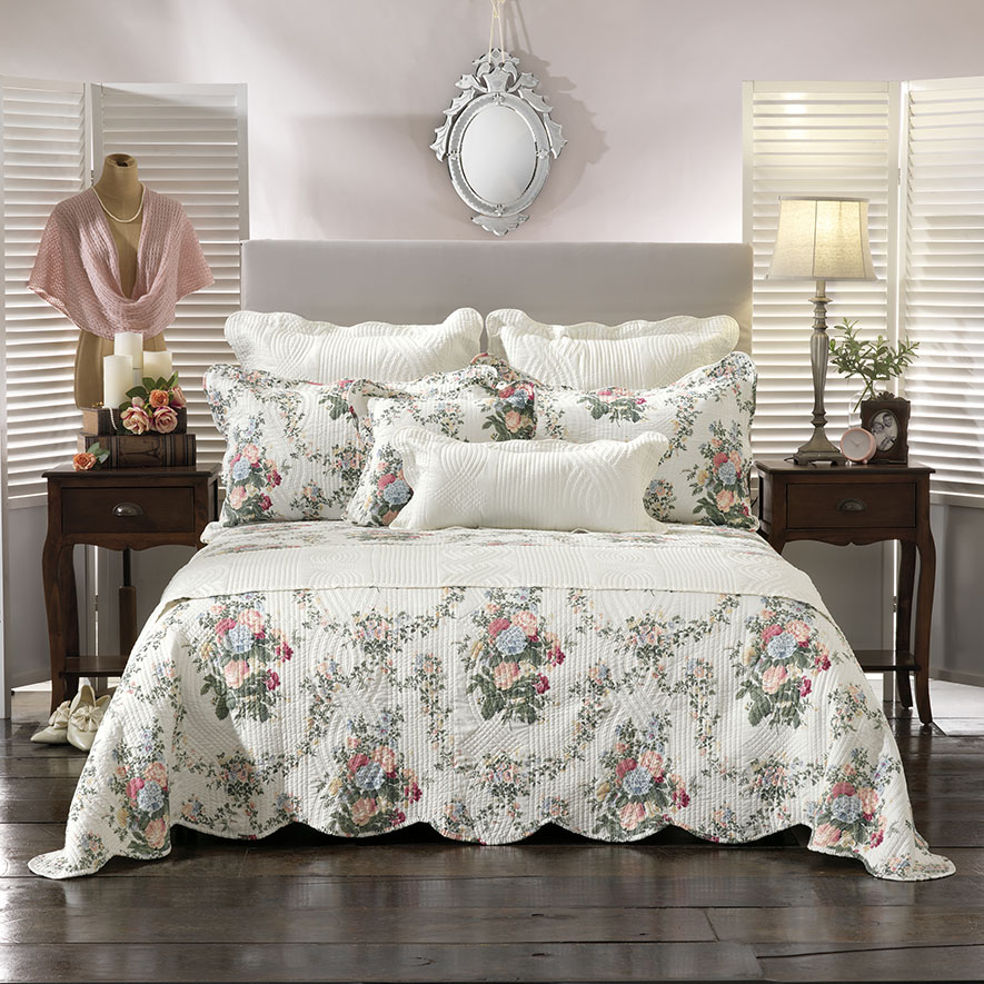 Rosedale Multi Bedspread + Accessories