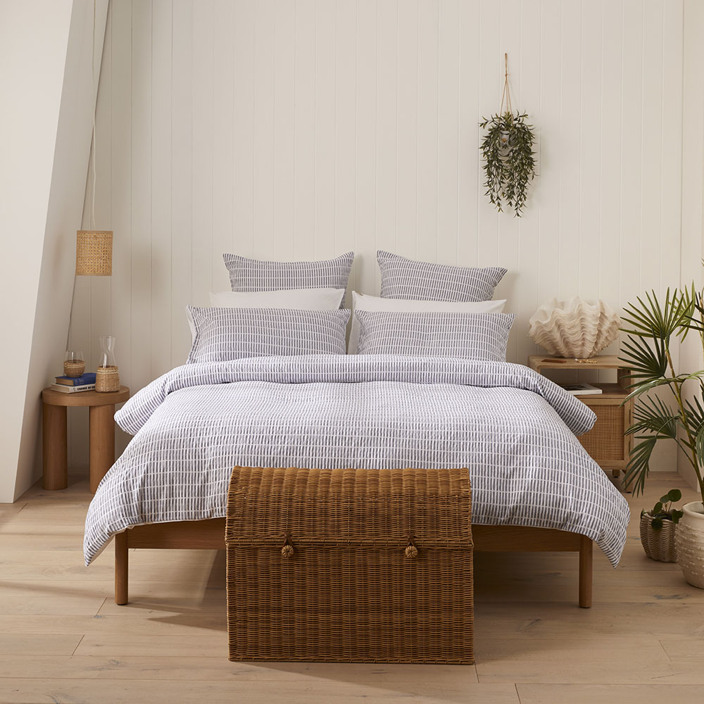 San Remo Indigo Quilt Cover Set + Separates
