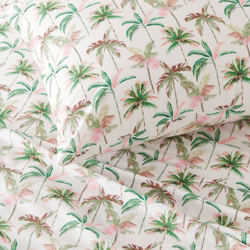 Rio Palm Green Printed Sheet Set