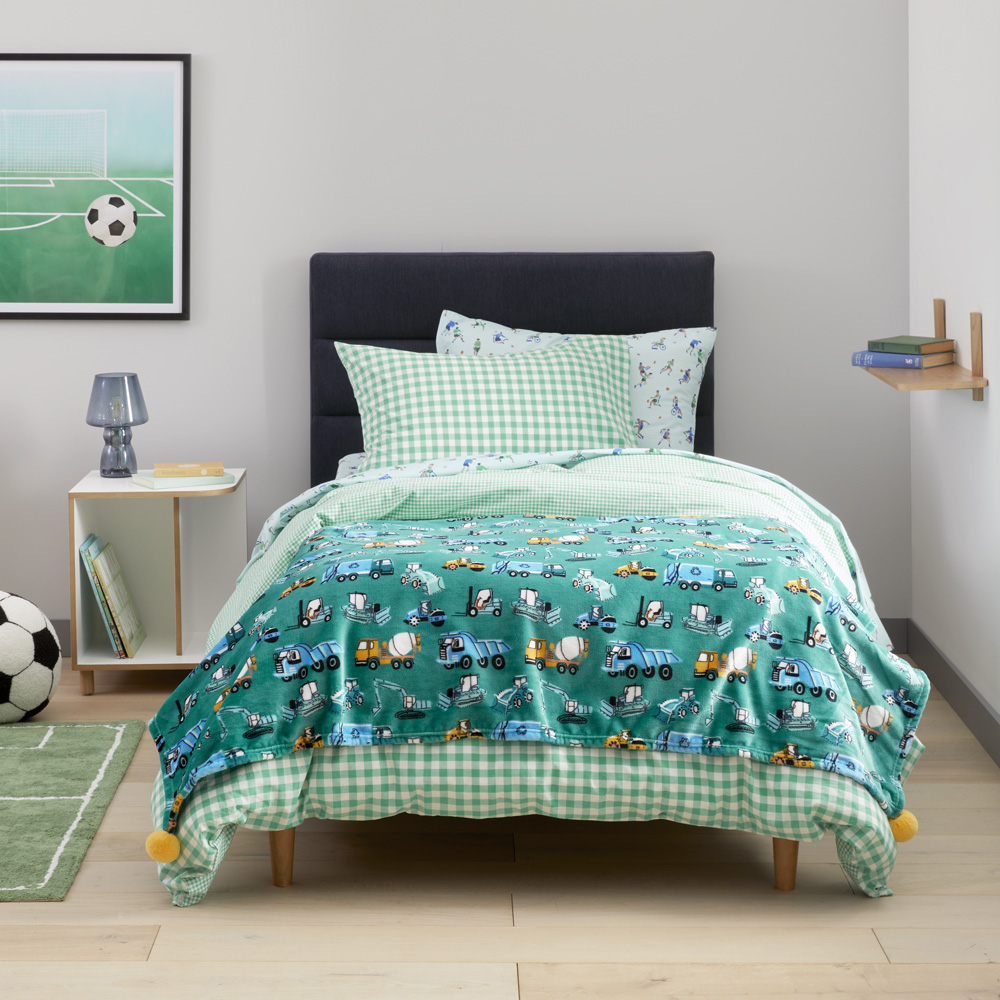 Novelty Truck Time Ultra Soft Blanket