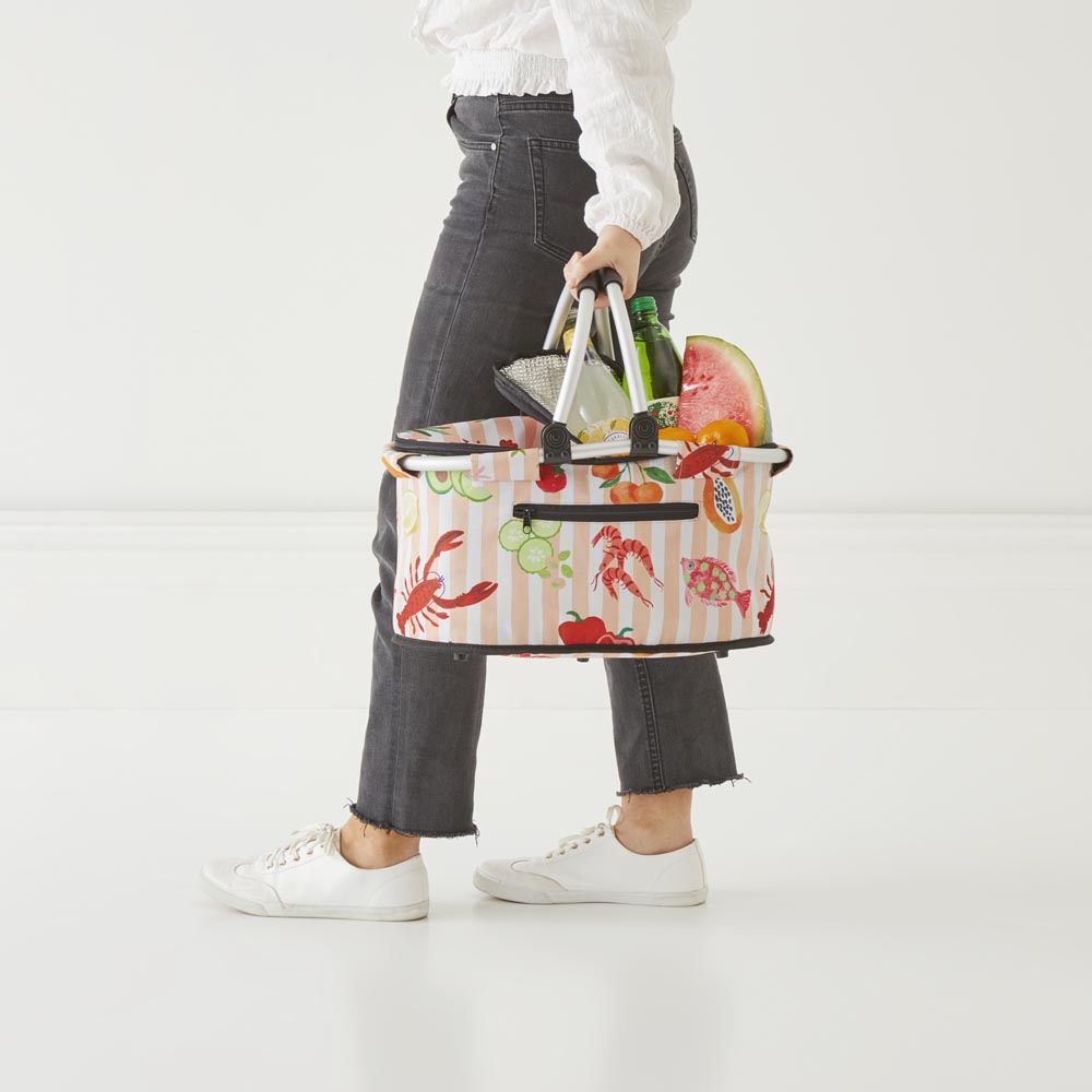 Summer Foodie Market Shopping Basket