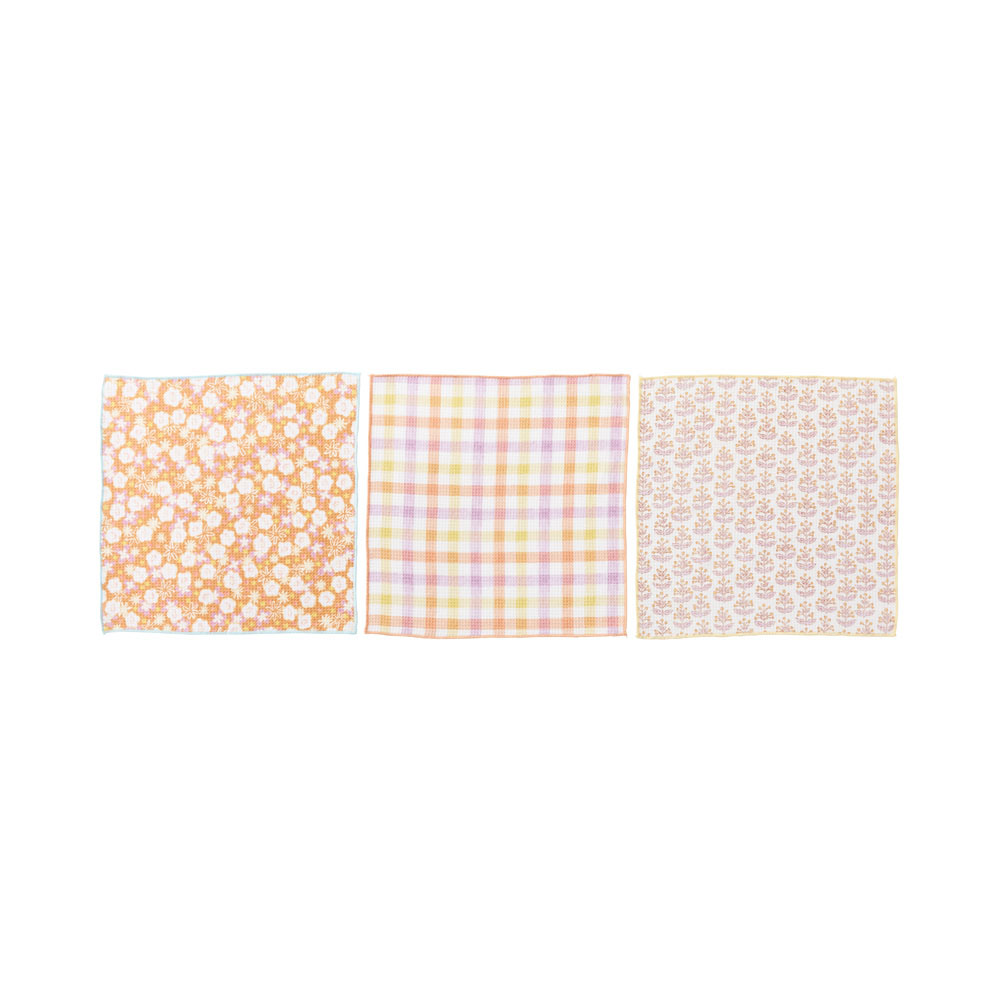 Juniper  Sunset Printed Dishcloth 3 Pack