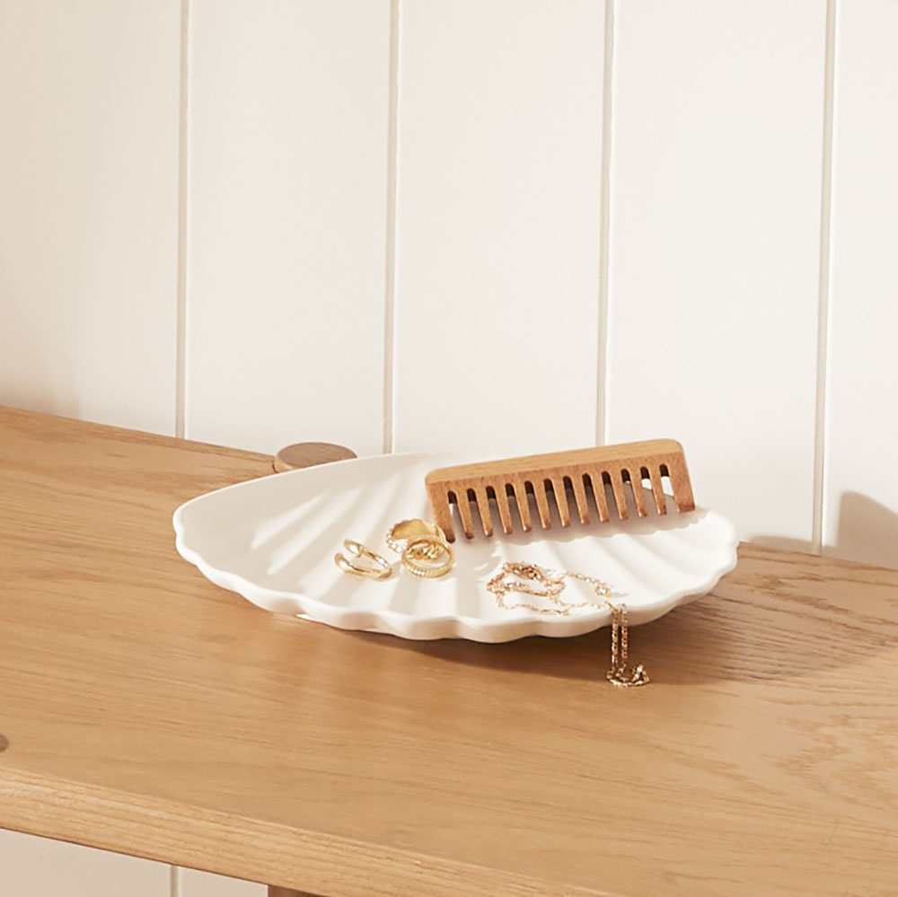 Shell White Tray