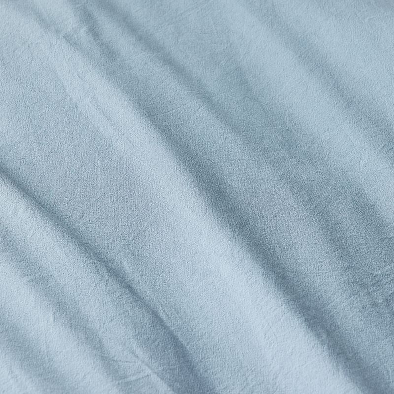 Stonewashed Cotton Deep Sea Quilt Cover Set