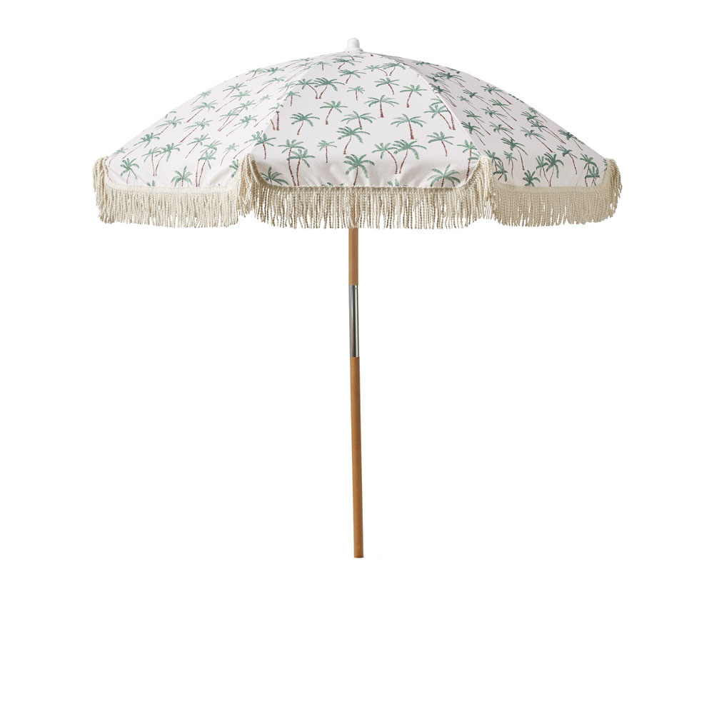Palm Beach Green Holiday Beach Umbrella