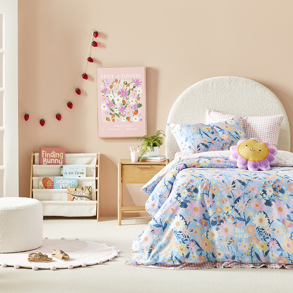 Spring Garden Bluebell Quilt Cover Set