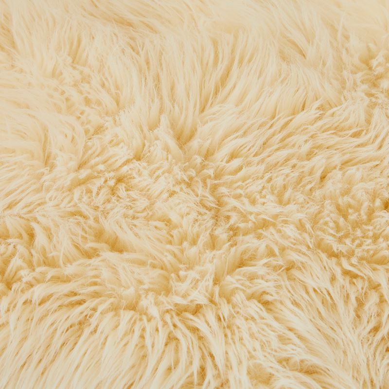 Ivory Round Polar Rug