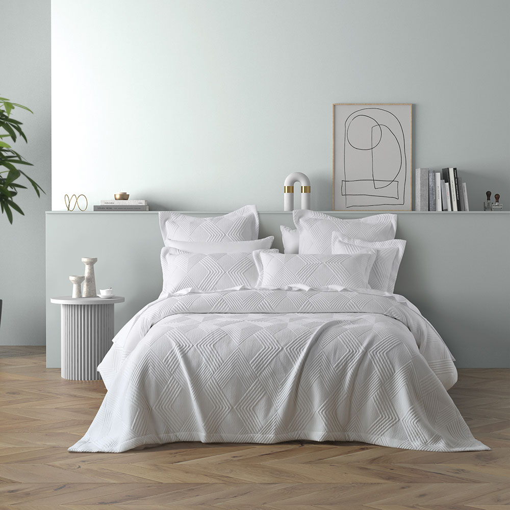 Cassiano White Coverlet Set + Separates