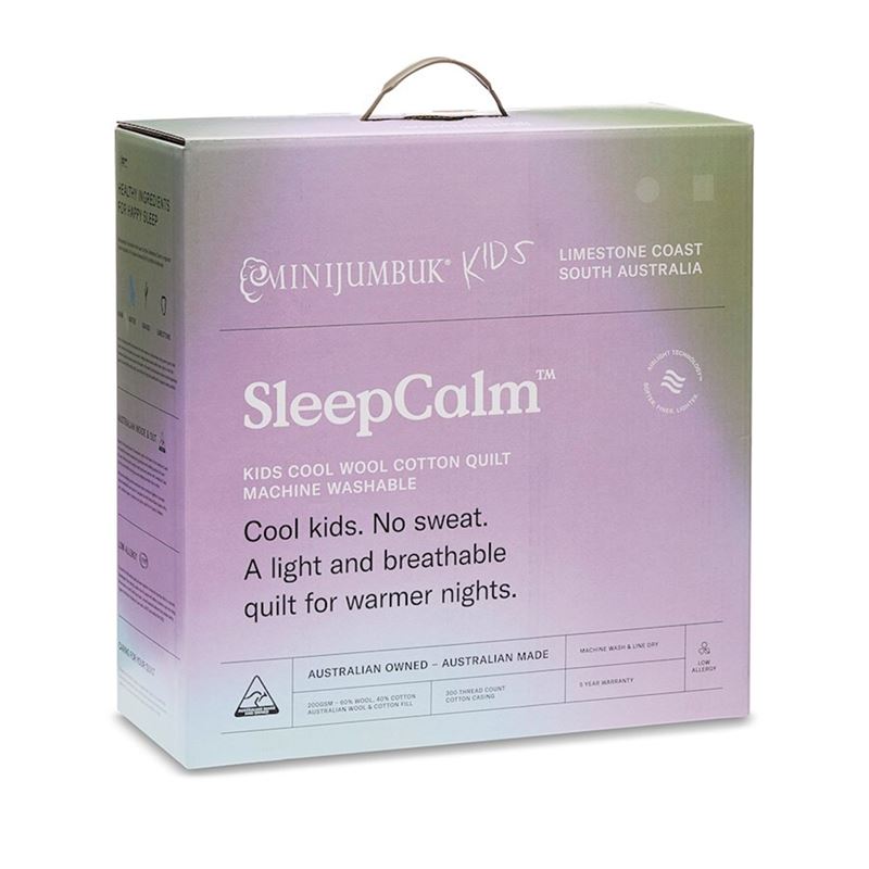 Sleep Calm Kids Cool Wool Cotton Quilt