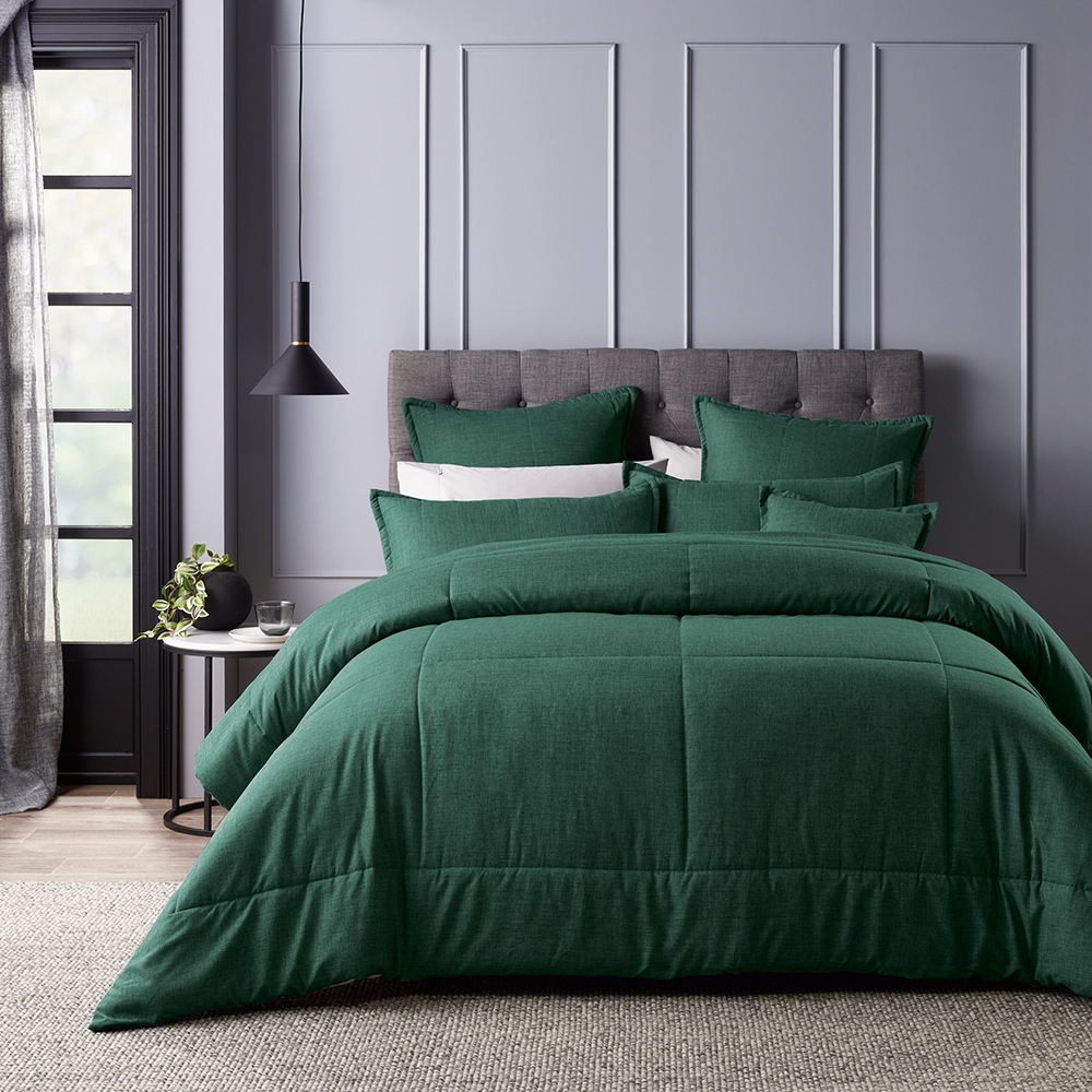 Maynard Green Comforter Set
