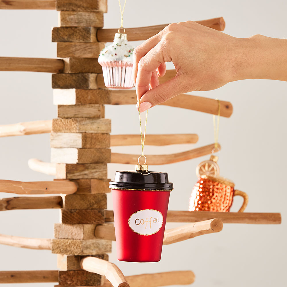 Vintage Glass Coffee Decoration