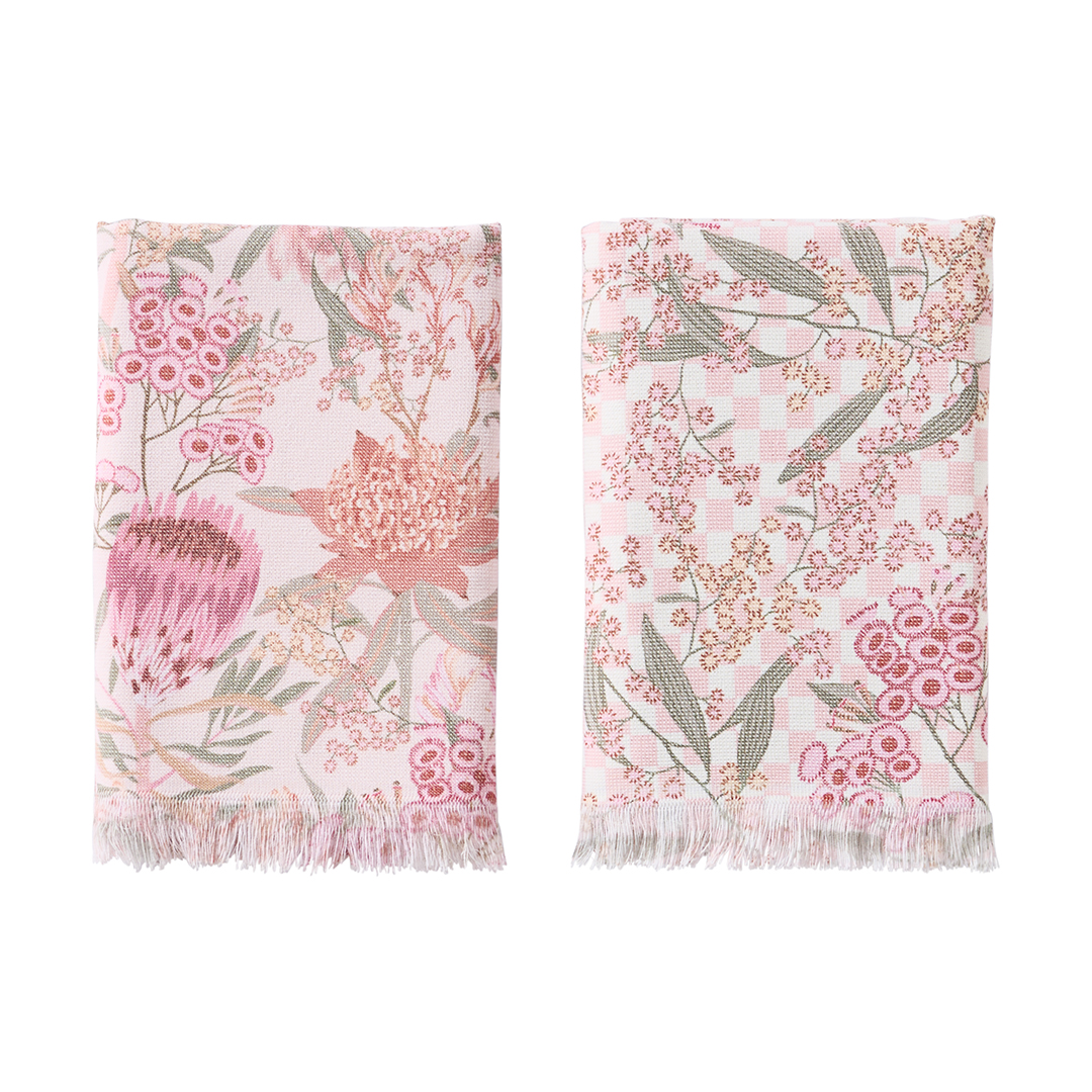 Koala Floral Multi Tea Towel Pack of 2