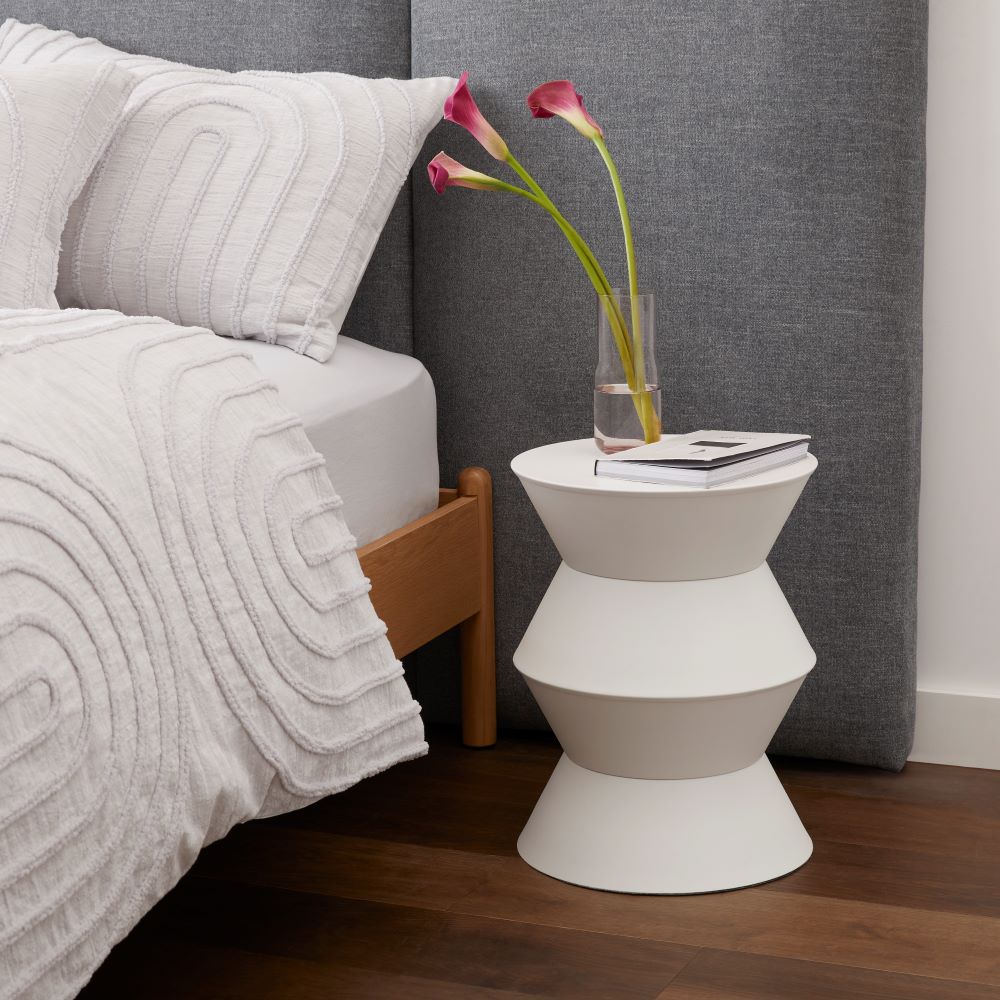 Jarvis White Side Table