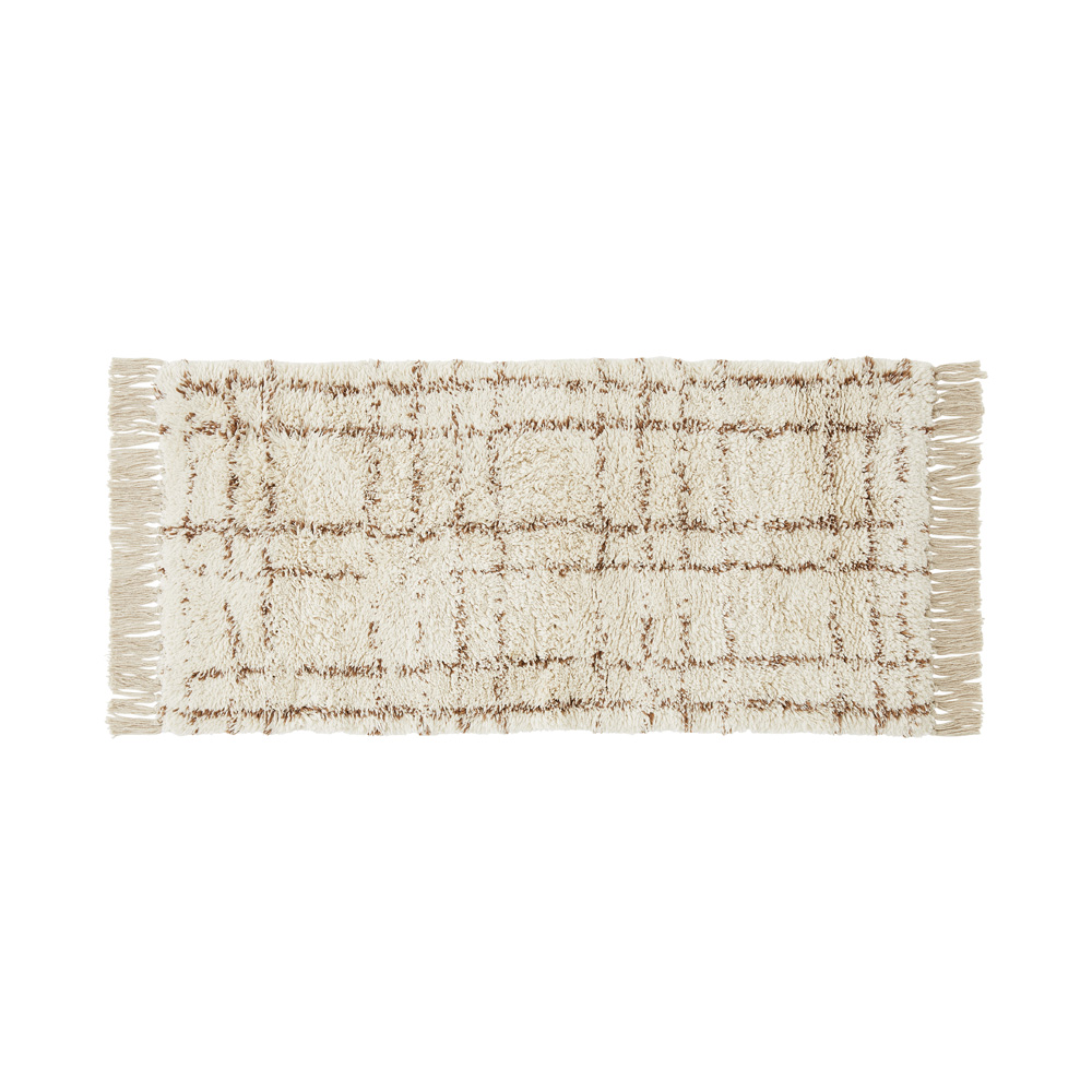 Mirage Natural & Cocoa Rug Runner