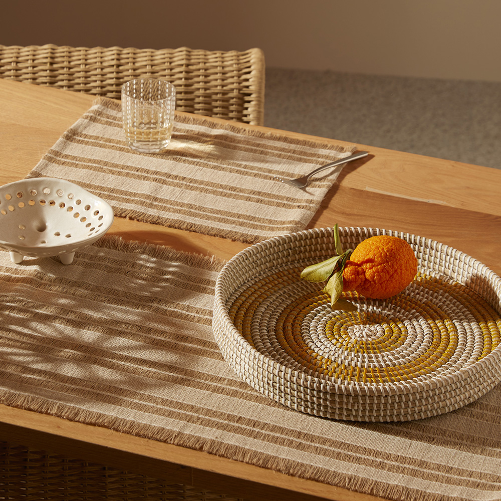 Cuba Natural Table Runner