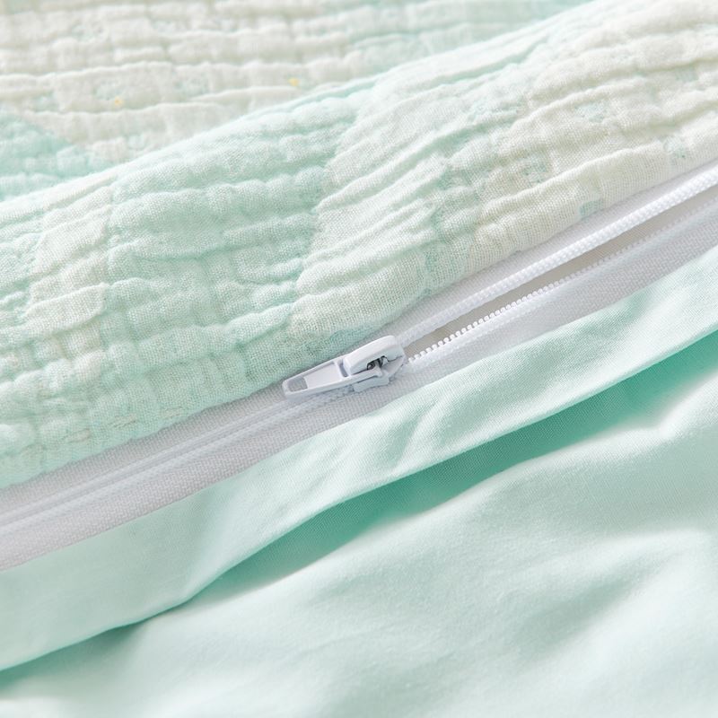 Chasing Rainbows Mint Cot Quilt Cover Set