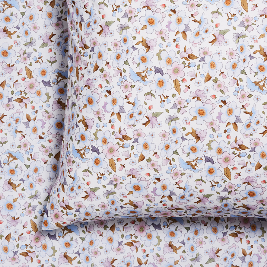 Fleur Harris Floral Pink Fitted Sheet Set