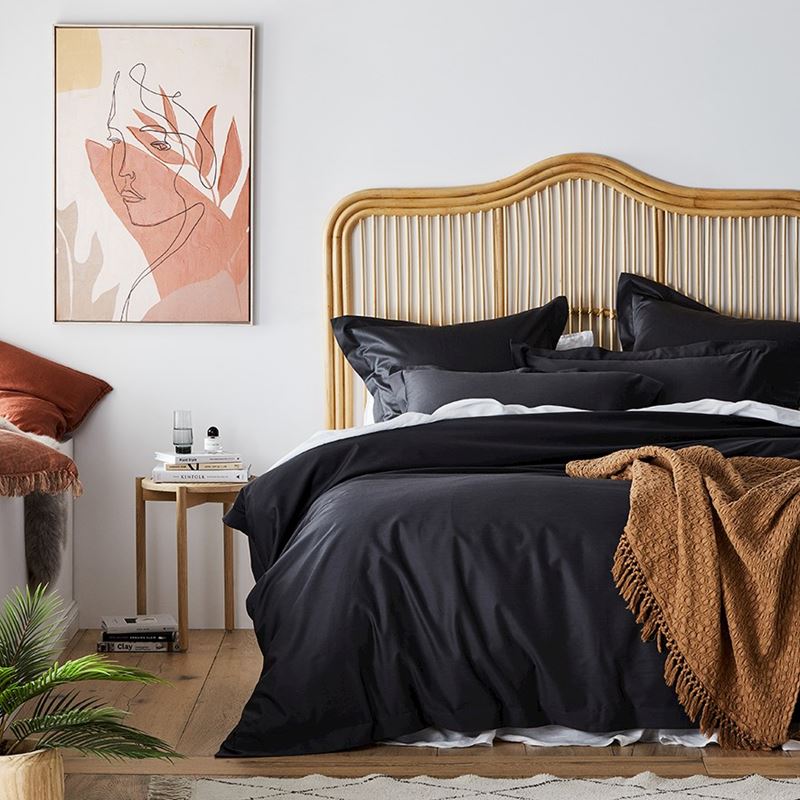 600TC Bamboo Cotton Charcoal Pillowcase