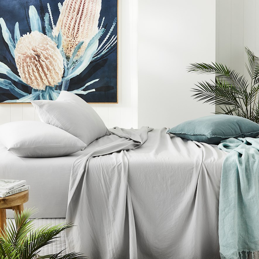 Microplush Grey Sheet Set