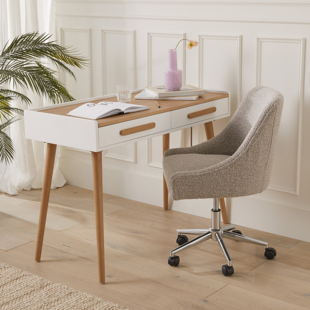 Harley White & Natural Desk