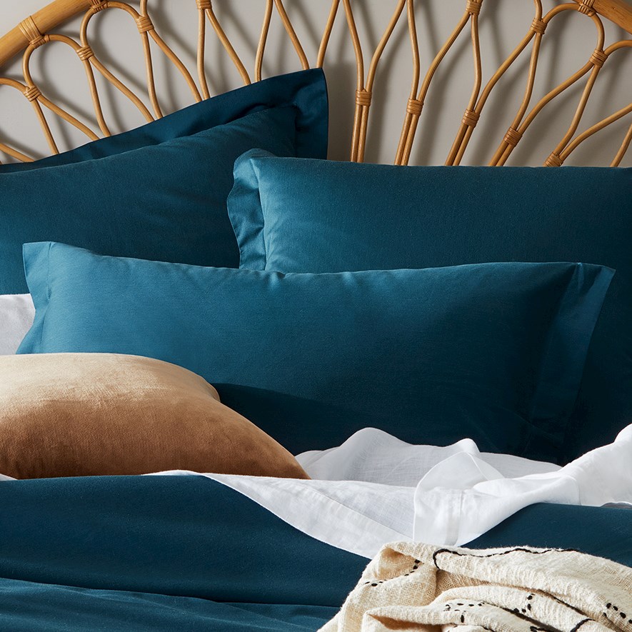 600TC Cotton Bamboo Peacock Pillowcase