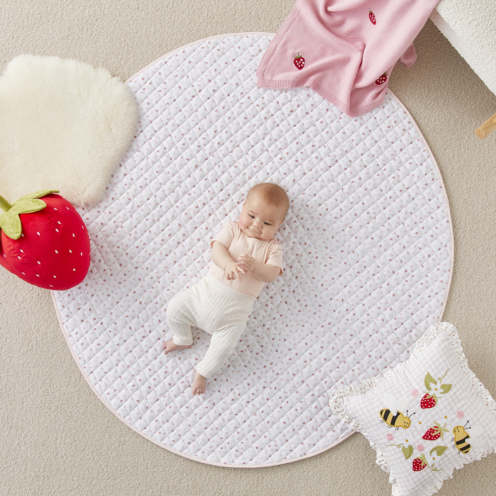 Heirloom Berry Sweet Jersey Play Mat