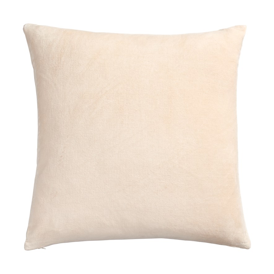 Bombay Ivory Velvet Cushion