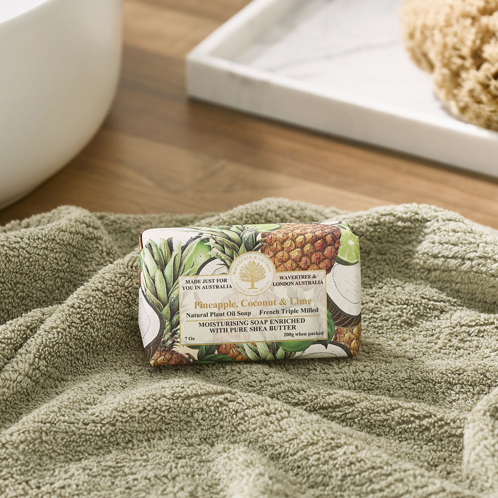 Wavertree & London Pineapple, Coconut & Lime Soap Bar