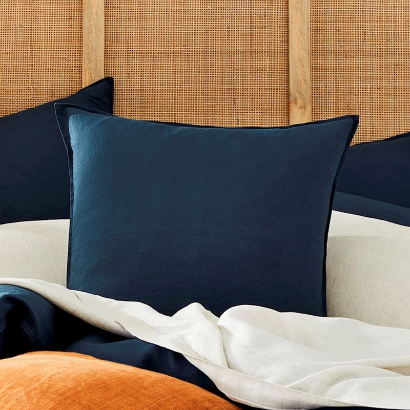 Vintage Washed Linen Old Navy Quilt Cover Separates