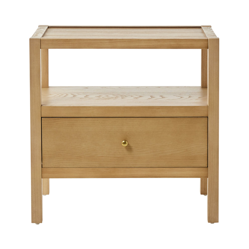 Walker Natural Bedside Table