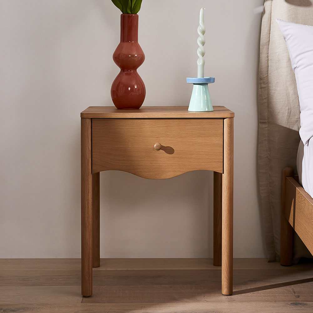 Sadie Oak Bedside Table