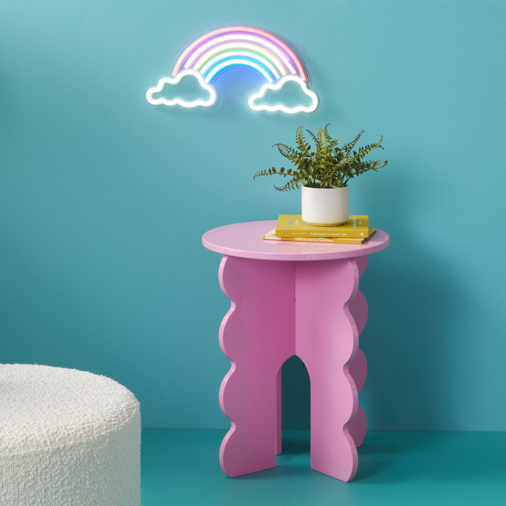 Airlie Pink Side Table