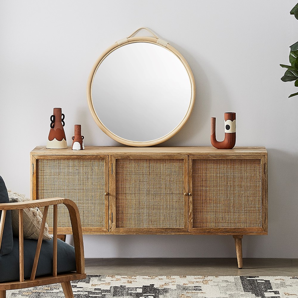 Anjuna Collection Natural 3 Door Sideboard