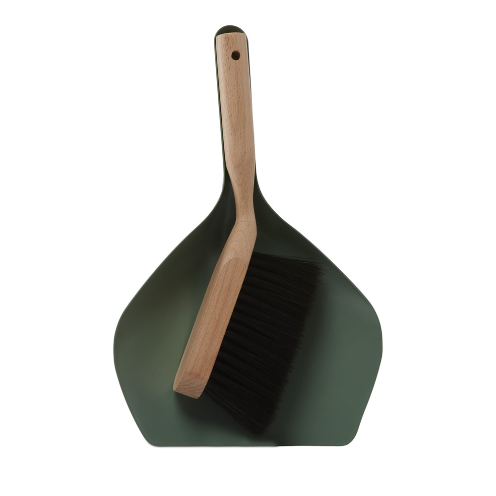 Sapporo Green Metal Brush & Pan