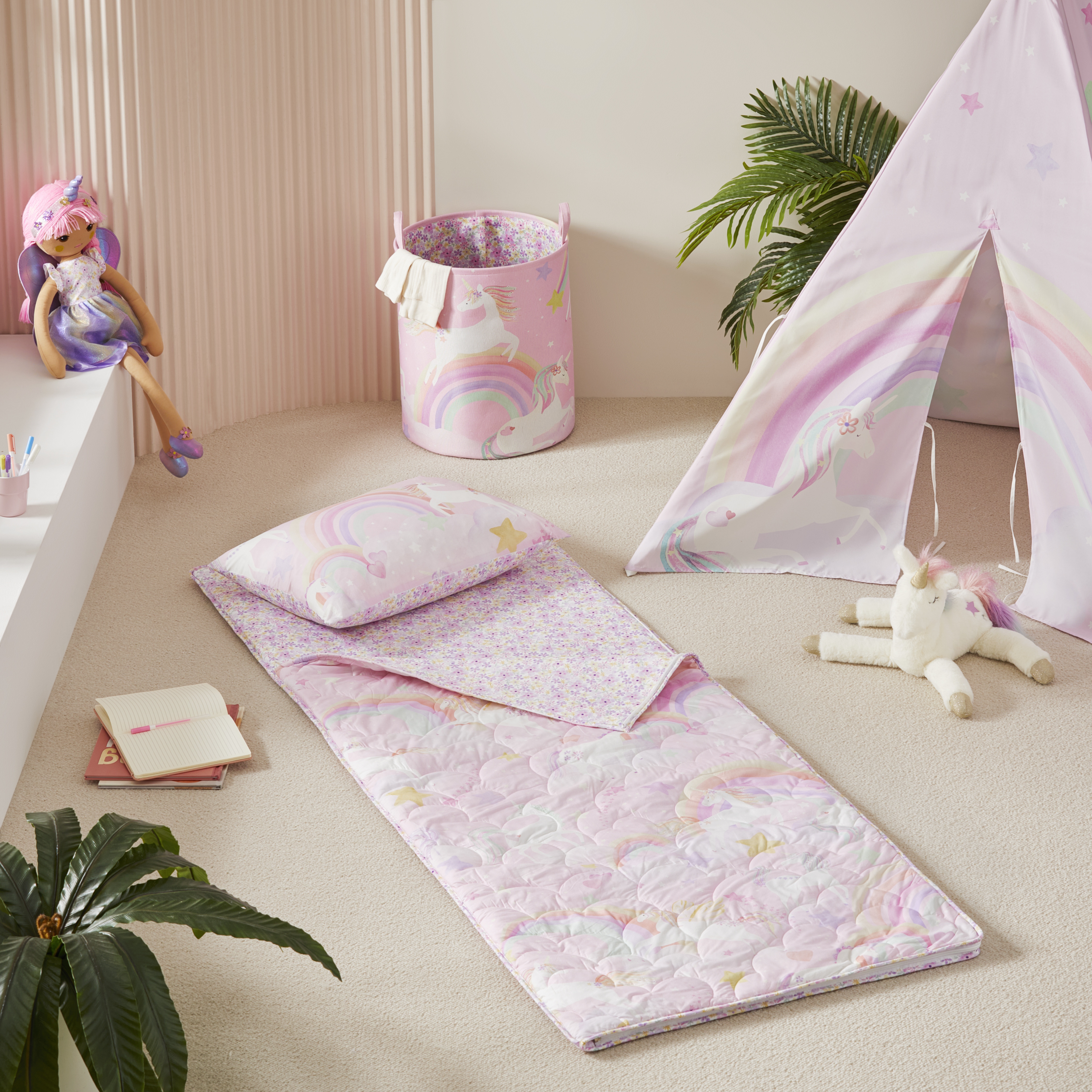 Unicorn Squad Co-ordinating Sleeping Bag