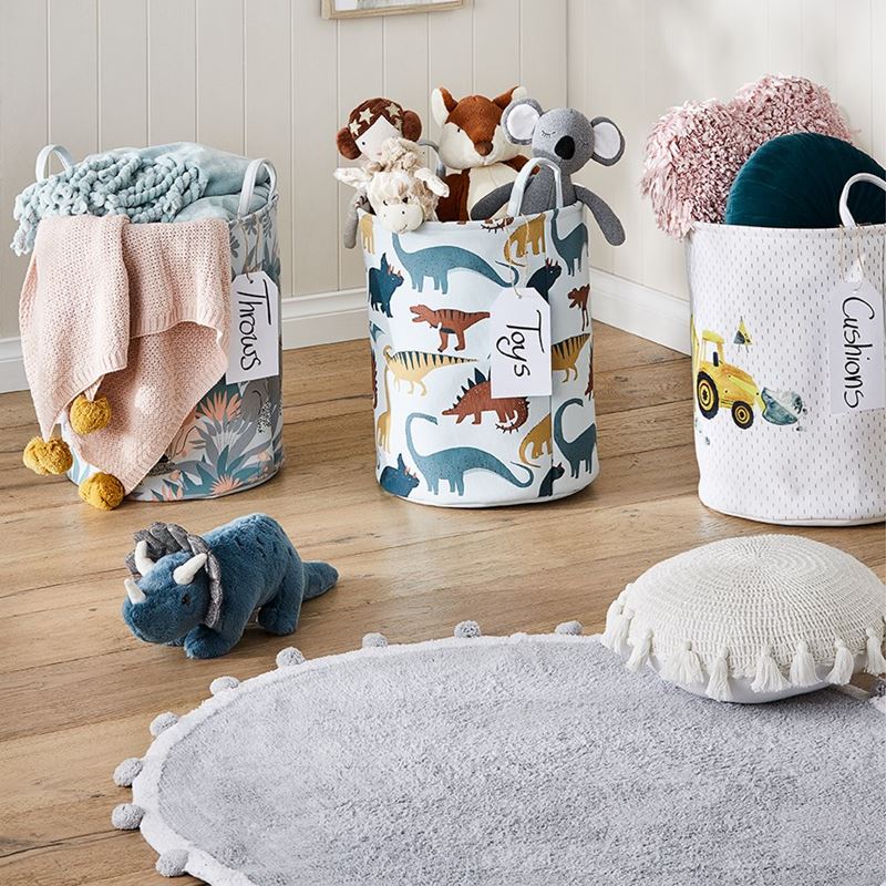 Under Construction Designer Printed Baskets